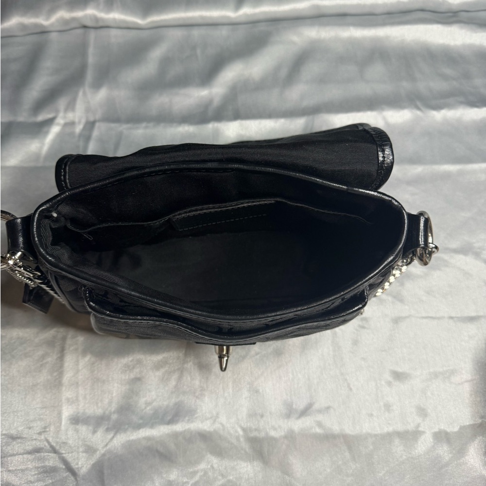 Vintage Coach Black and Gray Crossbody Bag - Picture 6 of 7